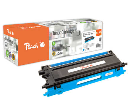 Peach B135 C Toner XL cy ersetzt Brother TN-135C für z.B. Brother DCP -9040 CN, Brother DCP -9042 CDN, Brother DCP -9042