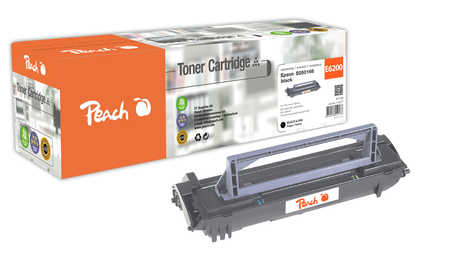 Peach E6200 Toner bk ersetzt Epson EPL-6200BK, C13S050166 für z.B. Epson EPL 6200, Epson EPL 6200 DTN, Epson EPL 6200 N