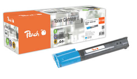 Peach E050 Toner cy ersetzt Epson S050189, C13S050189 für z.B. Epson Aculaser C 1100, Epson Aculaser C 1100 N, Epson Acu