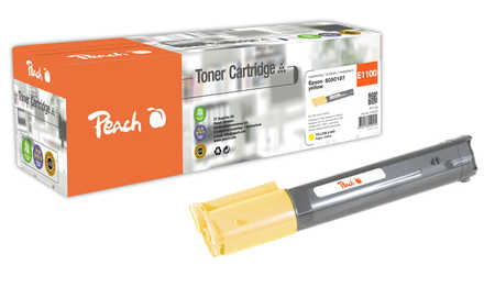 Peach E050 Toner ye ersetzt Epson S050187, C13S050187 für z.B. Epson Aculaser C 1100, Epson Aculaser C 1100 N, Epson Acu