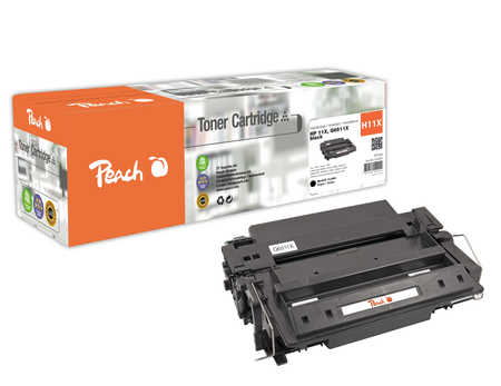 Peach HP 11 XBK Toner XL bk ersetzt Canon, HP No. 11X BK, Q6511X für z.B. Canon ISensys LBP -3460, Canon Lasershot LBP -