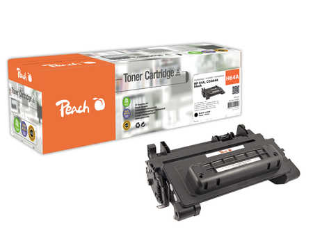 Image of Peach HP 64 A Toner bk ersetzt HP No. 64A, CC364A für z.B. HP LaserJet P 4015, HP LaserJet P 4015 DN, HP LaserJet P 4015 N, HP LaserJet P 4015 TN