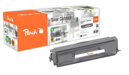 Peach L230 BK Toner bk ersetzt Lexmark No. 230BK, 12A8405 für z.B. Lexmark E 330, Lexmark E 332, Lexmark E 332 N, Lexmar