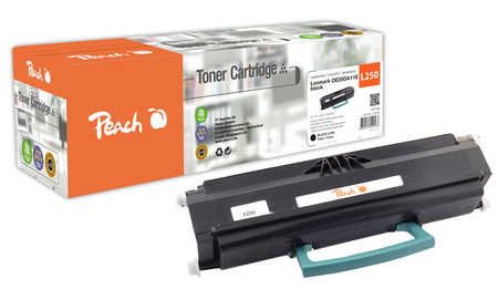 Peach L250 BK Toner bk ersetzt Lexmark No. 250BK, OE250A11E für z.B. Lexmark E 250, Lexmark E 250 D, Lexmark E 250 DN, L