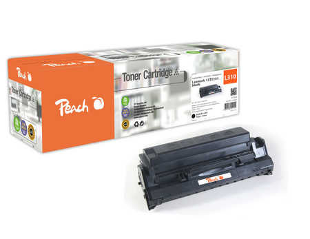 Peach L310 Toner bk ersetzt Lexmark No. 310, No. 312BK, 13T0101 für z.B. Lexmark 4044, Lexmark E 310, Lexmark E 312, Lex