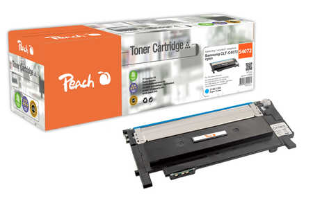 Image of Peach S4072 Toner cy ersetzt Samsung CLT-C4072S/ELS, ST994A für z.B. Samsung CLP -320, Samsung CLP -320 N, Samsung CLP -325, Samsung CLP -325 N