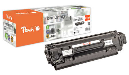 Peach C726 bk Toner bk ersetzt Canon CRG-726 bk, 3483B002 für z.B. Canon ISensys LBP -6200 d, Canon ISensys LBP -6200, C