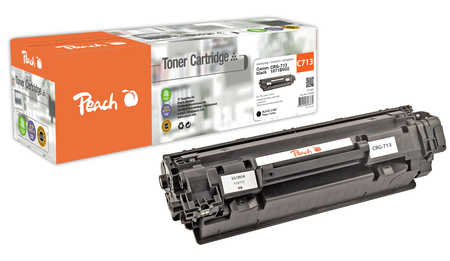 Peach C713 BK Toner bk ersetzt Canon No. 713BK, 1871B002 für z.B. Canon ISensys LBP -3250, Canon LBP -3250