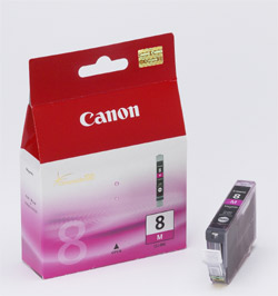 Canon C8M Druckerpatronen ma - Canon CLI-8M, 0622B001, 0622B025 für z.B. Canon Pixma IP 3300, Canon Pixma IP 3500, Canon