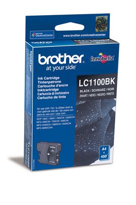 Brother B1100BK Druckerpatronen XL bk - Brother LC-1100BK für z.B. Brother DCP -185 C, Brother DCP -380, Brother DCP -38
