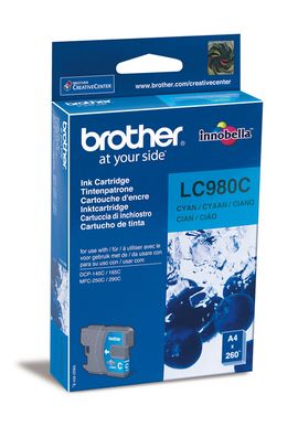 Brother B980C Druckerpatronen cy - Brother LC-980C für z.B. Brother DCP -145 C, Brother DCP -160, Brother DCP -163 C, Br
