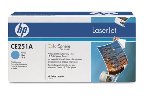 HP H504AC Toner cy - HP No. 504A C, CE251A für z.B. HP Color LaserJet CM 3500, HP Color LaserJet CM 3530 FS MFP, HP Colo