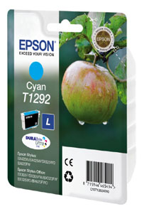 Epson E129 Druckerpatronen XL c - Epson T1292 y, C13T129240 für z.B. Epson Stylus Office BX 635 FWD, Epson Stylus SX 420