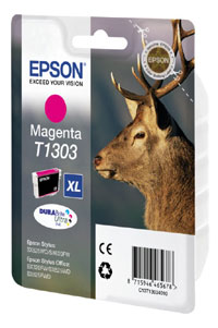 Epson E130 Druckerpatronen XL ma - Epson T1303 m, C13T13034010 für z.B. Epson Stylus Office BX 635 FWD, Epson Stylus Off