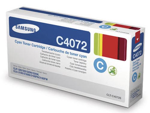 Samsung S4072 Toner cy - Samsung CLT-C4072S/ELS, ST994A für z.B. Samsung CLP -320, Samsung CLP -320 N, Samsung CLP -325,