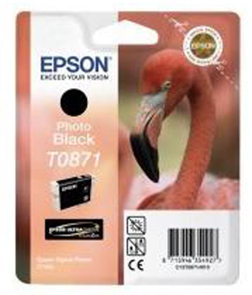 Image of Epson E871 bkph - Epson T0871, C13T08714010 für z.B. Epson Stylus Photo R 1900bei 3ppp3 Peach online Shop