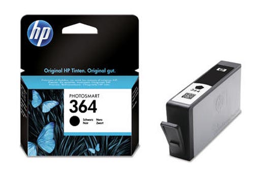 HP H364bk Druckerpatronen bk - HP No. 364 bk, CB321EE für z.B. HP OfficeJet 4620, HP PhotoSmart 7520 e All-in-One, HP Ph