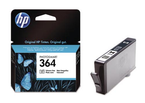 HP H364phbk Druckerpatronen bkph - HP No. 364 phbk, CB317EE für z.B. HP PhotoSmart 7520 e All-in-One, HP DeskJet D 5400,