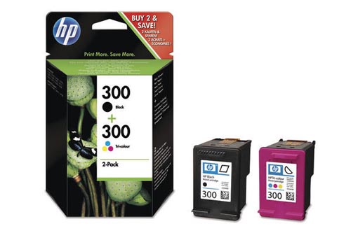 HP H300 Druckerpatronen bk - HP No. 300, CN637EE für z.B. HP OfficeJet 4500 - G 510 g, HP DeskJet D 5560, HP DeskJet D 1