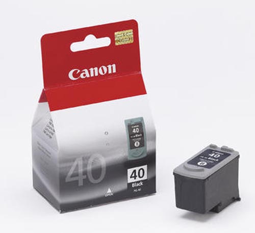 Canon C40BK Druckerpatronen bk - Canon PG-40BK, 0615B001 für z.B. Canon Pixma MX 300, Canon Fax JX 200, Canon Fax JX 210