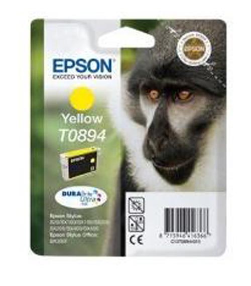 Epson E894y Druckerpatronen ye - Epson T0894 y, C13T08944011 für z.B. Epson Stylus SX 410, Epson Stylus SX 205, Epson St