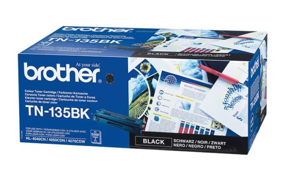 Brother B135BK Toner XL bk - Brother TN-135BK für z.B. Brother DCP -9040 CN, Brother DCP -9042 CDN, Brother DCP -9042 CN