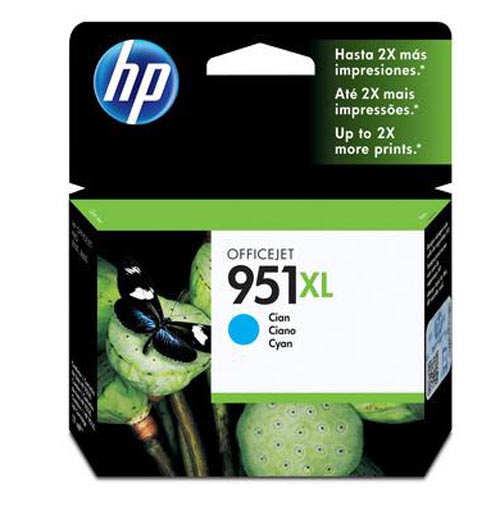 HP H951XLc Druckerpatronen XL cy - HP No. 951XL c, CN046A für z.B. HP OfficeJet Pro 8620 e-All-in-One, HP OfficeJet Pro 