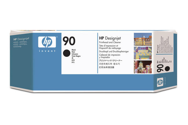 Image of HP H90 bk - HP No. 90, C5054A für z.B. HP DesignJet 4000, HP DesignJet 4000 PS, HP DesignJet 4020 42 Inch, HP DesignJet 4020 PS 42 Inchbei 3ppp3 Peach online Shop