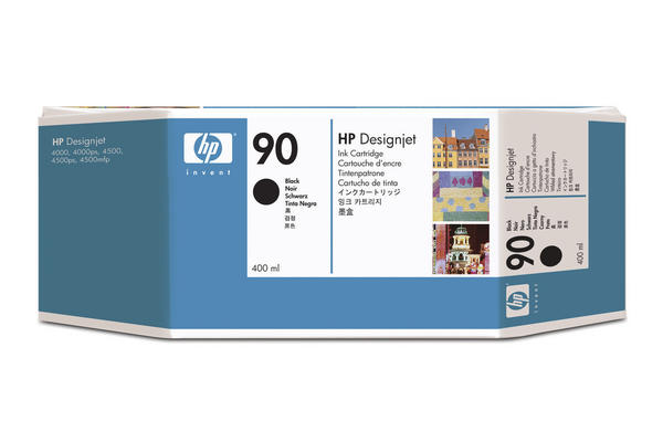 Image of HP H90 bk - HP No. 90, C5058A für z.B. HP DesignJet 4000, HP DesignJet 4000 PS, HP DesignJet 4020 42 Inch, HP DesignJet 4020 PS 42 Inchbei 3ppp3 Peach online Shop