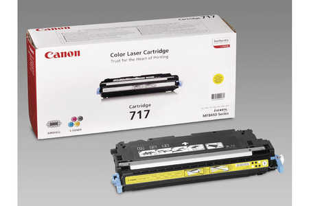 Image of Canon C717Y ye - Canon CRG-717Y, 2557B002 für z.B. Canon ISensys LBP -5400, Canon ISensys MF 8450, Canon Lasershot LBP -5400bei 3ppp3 Peach online Shop