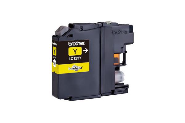 Image of Brother B123Y XL ye - Brother LC-123Y für z.B. Brother MFCJ 6520 DW, Brother MFCJ 4510 DW, Brother DCPJ 552 DW, Brother MFCJ 4710 DWbei 3ppp3 Peach online Shop