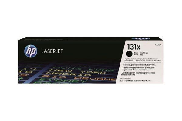 HP H131XBK Toner XL bk - HP No. 131X BK, CF210X für z.B. HP LaserJet Pro 200 color M 276 n, HP LaserJet Pro 200 color M 