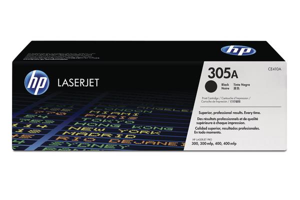 HP H305ABK Toner bk - HP No. 305A BK, CE410A für z.B. HP LaserJet Pro 300 color MFP M 375 nw, HP LaserJet Pro 300 color 