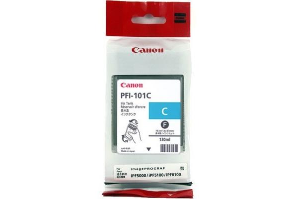 Image of Canon C101C cy - Canon PFI-101C, 0884B001 für z.B. Canon Imageprograf IPF 5000, Canon Imageprograf IPF 5100, Canon Imageprograf IPF 6000 Sbei 3ppp3 Peach online Shop