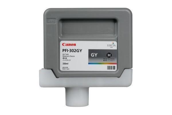 Image of Canon C302GY gy - Canon PFI-302GY für z.B. Canon Imageprograf IPF 8100, Canon Imageprograf IPF 9100bei 3ppp3 Peach online Shop