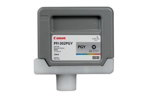 Image of Canon C302PGY gy - Canon PFI-302PGY für z.B. Canon Imageprograf IPF 8100, Canon Imageprograf IPF 9100bei 3ppp3 Peach online Shop