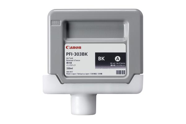 Image of Canon C303BK bk - Canon PFI-303BK für z.B. Canon Imageprograf IPF 810, Canon Imageprograf IPF 810 PRO, Canon Imageprograf IPF 815bei 3ppp3 Peach online Shop