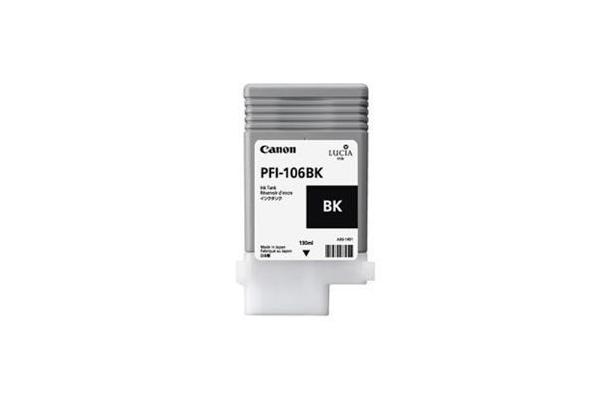 Image of Canon C106BK bk - Canon PFI-106BK, 6621B001 für z.B. Canon Imageprograf IPF 6300, Canon Imageprograf IPF 6300 S, Canon Imageprograf IPF 6350bei 3ppp3 Peach online Shop