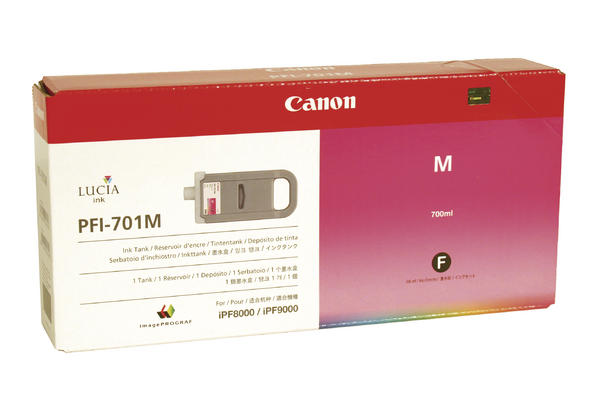 Image of Canon C701M XL ma - Canon PFI-701M für z.B. Canon Imageprograf IPF 8000, Canon Imageprograf IPF 8000 S, Canon Imageprograf IPF 8100bei 3ppp3 Peach online Shop