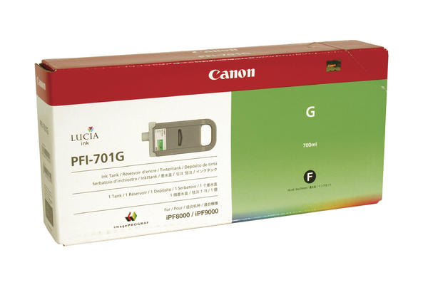 Image of Canon C701G XL gr - Canon PFI-701G für z.B. Canon Imageprograf IPF 8000, Canon Imageprograf IPF 8100, Canon Imageprograf IPF 9000bei 3ppp3 Peach online Shop