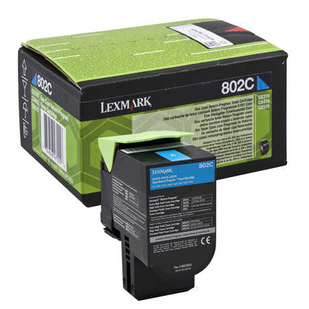 Lexmark L80 Toner cy - Lexmark 80C20C0 für z.B. Lexmark CX 310 dn, Lexmark CX 310 n, Lexmark CX 410 de, Lexmark CX 410 d