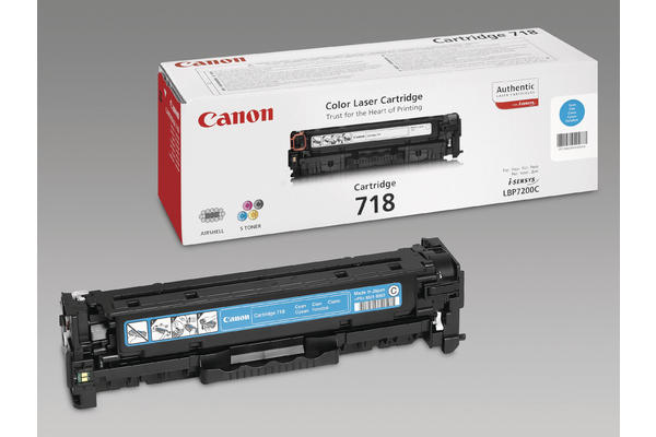 Canon H718C Toner cy - Canon No. 718C, 2661B002 für z.B. Canon ISensys LBP -7200, Canon ISensys LBP -7200 c, Canon ISens