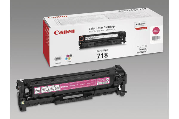 Canon H718M Toner ma - Canon No. 718M, 2660B002 für z.B. Canon ISensys LBP -7200, Canon ISensys LBP -7200 c, Canon ISens