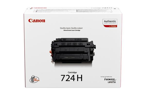 Canon H724H Toner XL bk - Canon CRG-724H, 3482B002 für z.B. Canon ISensys LBP -3580, Canon ISensys LBP -6700, Canon ISen
