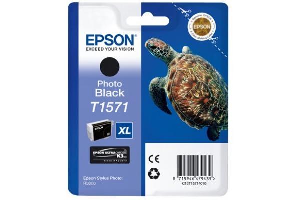 Image of Epson E157 XL bkph - Epson T157XL, T157140 für z.B. Epson Stylus Photo R 3000bei 3ppp3 Peach online Shop