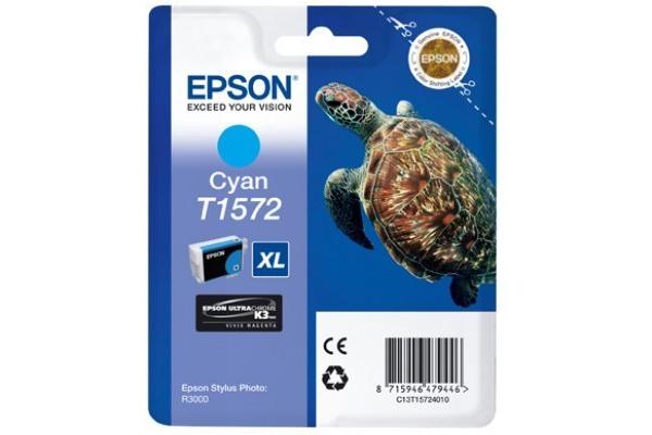 Image of Epson E157 XL cy - Epson T157XL, T157240 für z.B. Epson Stylus Photo R 3000bei 3ppp3 Peach online Shop