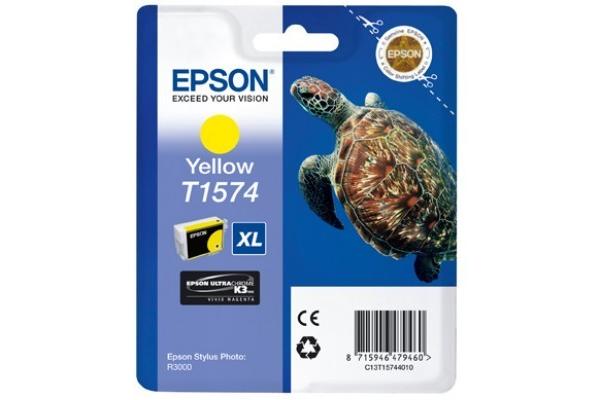 Image of Epson E157 XL ye - Epson T157XL, T157440 für z.B. Epson Stylus Photo R 3000bei 3ppp3 Peach online Shop