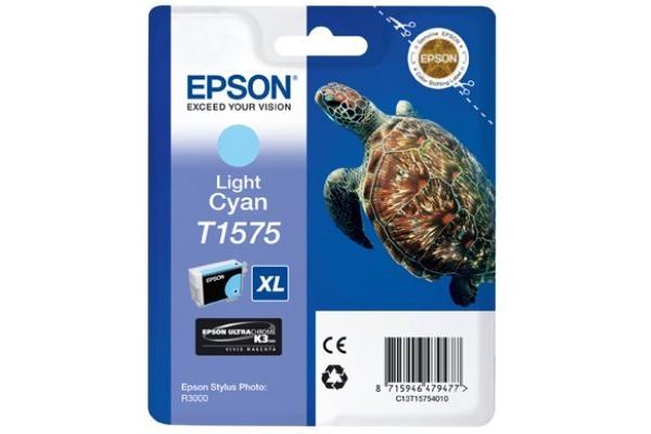 Image of Epson E157 XL c - Epson T1575LC, C13T15754010 für z.B. Epson Stylus Photo R 3000bei 3ppp3 Peach online Shop