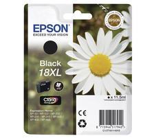 Epson E18XLbk Druckerpatronen XL bk - Epson No. 18XL bk, C13T18114010 für z.B. Epson Expression Home XP -100, Epson Expr