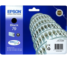 Epson E79bk Druckerpatronen bk - Epson No. 79 bk, C13T79114010 für z.B. Epson WorkForce Pro WF -4600, Epson WorkForce Pr